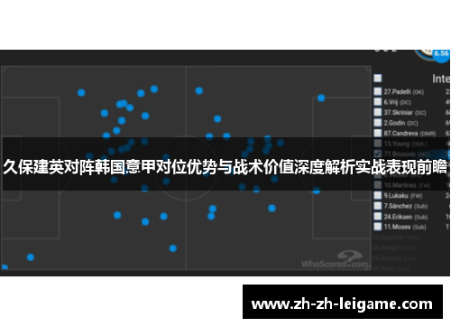 久保建英对阵韩国意甲对位优势与战术价值深度解析实战表现前瞻